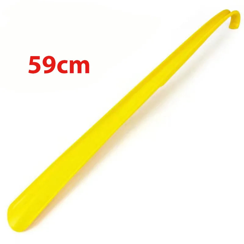 59cm Plastic Extra Long Shoehorn Hotel Household Shoe Wearer Shoes Lifter Shoes Spoon Lazy Does Not Bend Shoe Draw Helper