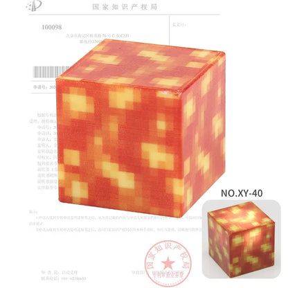 2CM Light-up Magnetic Square Building Blocks Replacement Parts DIY Educational Assembly Street Scene Lamp Bricks Kid Toy