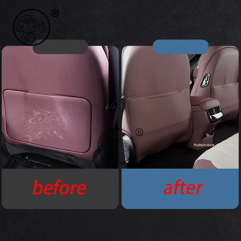 For BYD Seal 7 DMI SEAL 07 DMI 2025 2026 Car Seat Back Anti Kick Pad Interior Anti Dirty Leather Protector pad Car Accessories