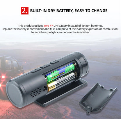 Wireless Tire Pressure Monitoring System Temperature Warning Removable Battery Battery Version 4 Sensors  TPMS Car Tyre Pressure
