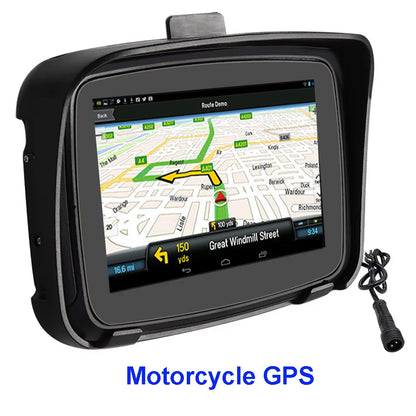 Car Motorcycle GPS Navigation Support Wireless Apple Carplay Android Auto CarPlay Screen Motorcycle GPS IPX7 Waterproof Monitor
