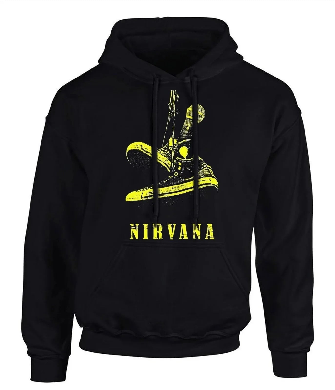 Classic Rock Band Nirvana Kurt Cobain Graphic Print Hoodie Men Women Loose Oversize Sweatshirt Streetwear Harajuku Wind Pullover