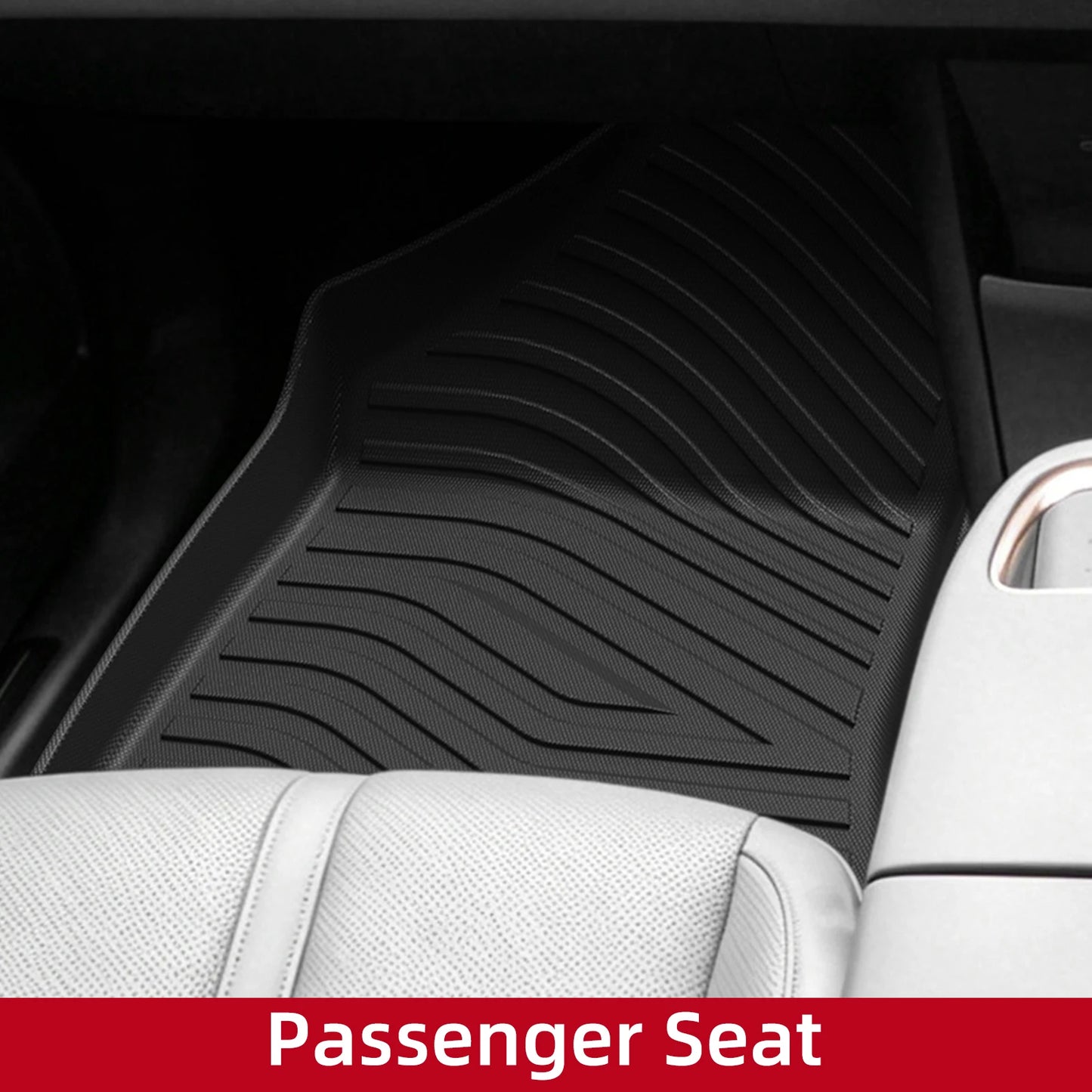 Right Drive for ZEEKR X 2024-2026 Car Floor Mats Cargo Liner Trunk Pad TPE 3D Foot Mat Waterproof All Weather Accessories Black