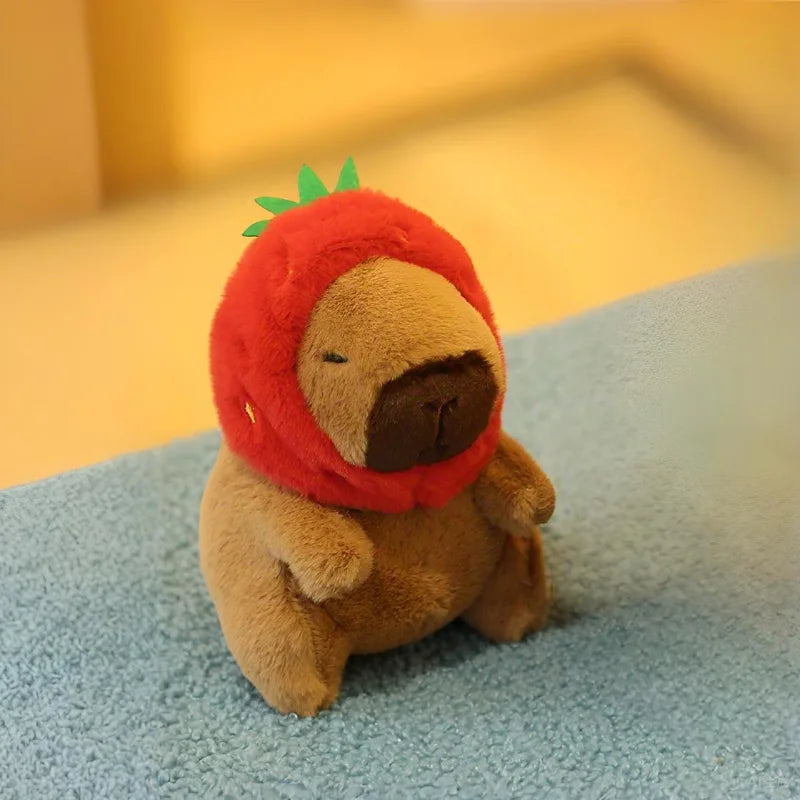 29styles Cartoon Capybara Plush Keychain Cute Stuffed Doll Toys Bag Pendant Hanging Decoration Kapila Doll Ornament Keyring Gift