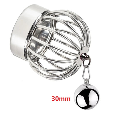 Metal Penis Ring Ball Stretcher Scrotum Lock Stainless Steel Penis Cock Ring Heavy Pendant Weight Bondage Sex Toy