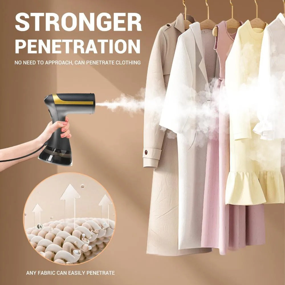 1500W Handheld Steamer for Clothes 350ml Water Tank Quick Heat Garment Steamer