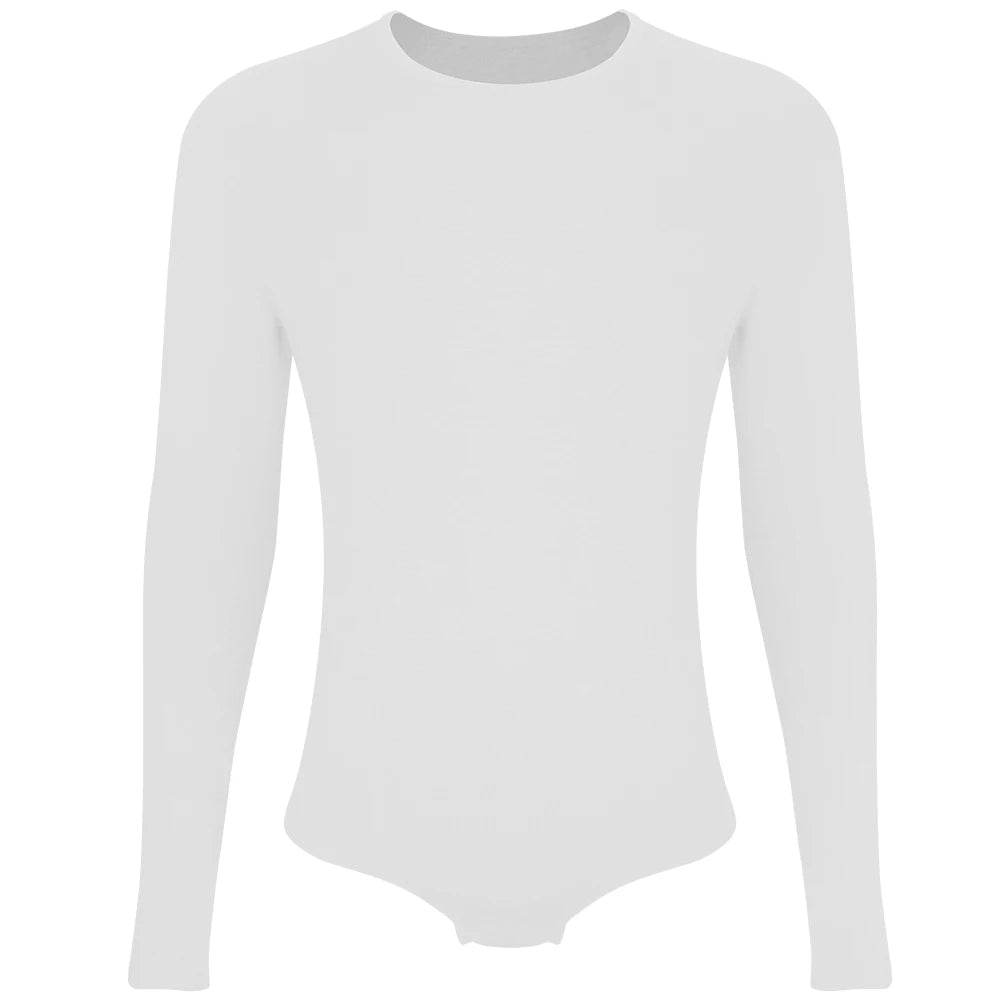 Mens Long Sleeve Bodysuit Full Body Shaper Romper Pajamas Waist Trainer Slimming Shapewear Tummy Control Underwear Undershirts