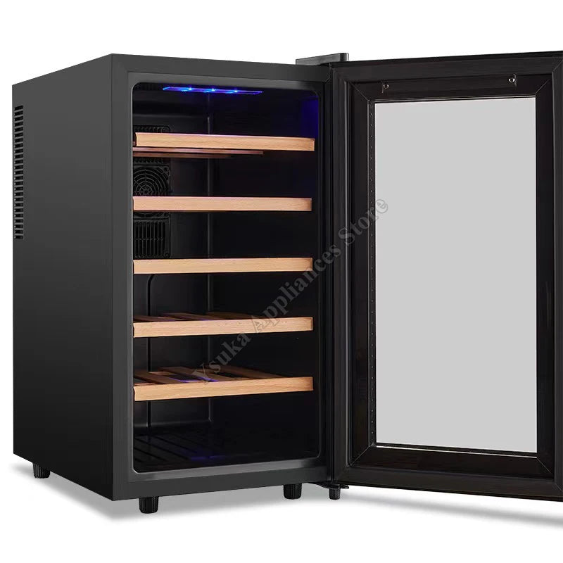 18 Sticks Of Wine Cooler Thermostat Refrigerator Electronic Refrigeration Air-Cooled Small Household Wine Cooler