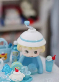 1/6 1/12 Doll House Model Furniture Accessories Cartoon Kettle and Cup Set Bjd Ob11 Gsc Blyth Soldier Lol Dollhouse Miniatures