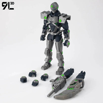 9L3D Printed Invincible Tech Jacket Toys Action Figures Titan13 T13 Dummy 13 Superheroes Multi-Jointed Movable Shapeshift Toys