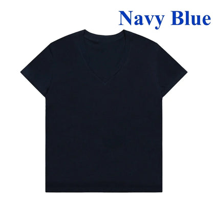 V-neck women's t-shirts and polos old money Women's clothing shirt Embroidery Classic Casual Basic Short Sleeve Polo women