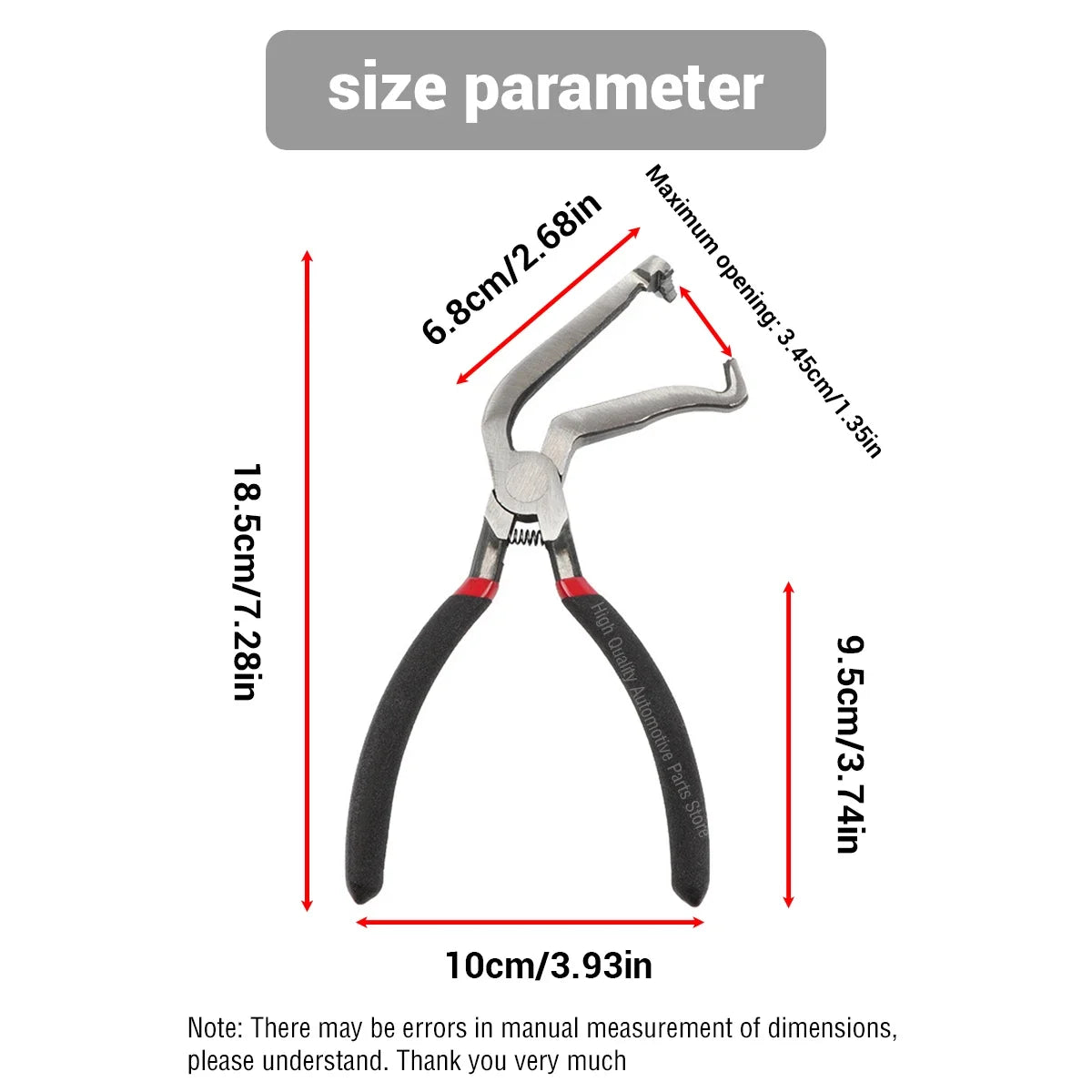 Cars Electrical Disconnect Pliers Fuel Line Wire Removal Plier Oil Pipe Separate Plier for Motorcycle Automotive Repair Tools
