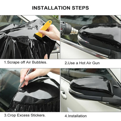 Premium PET Tanzanite Blue Metallic Vinyl Wrap Film for Cars Motorcycles Full or Partial Body UV-Resistant Removable Accessories