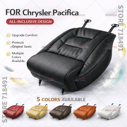 For Chrysler Pacifica Seat Leg Support Extension Cushion Thigh Support Pillow Memory Foam Leather Extender Interior Accessories