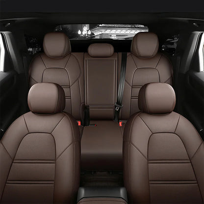 For Volvo XC60 I 2013 2014 2015 2016 2017 Vegan Nappa Leather Custom Car Seat Covers Full Set Interior Protector Accessories