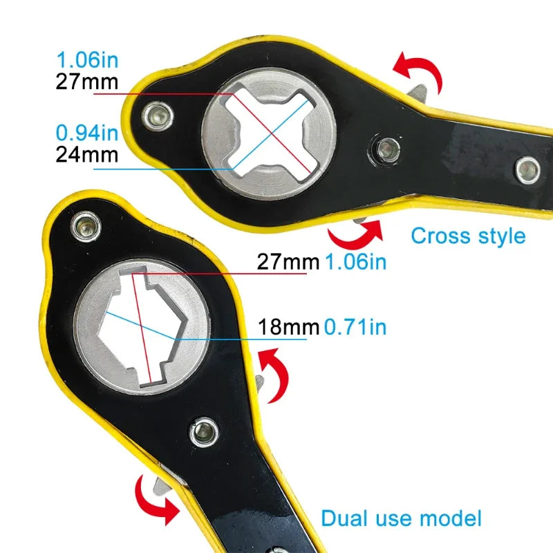 Auto Labor Saving Jack Ratchet Wrench Tire Jack Removal Wrench Cross car Labor Saving Wrench Rocker Arm