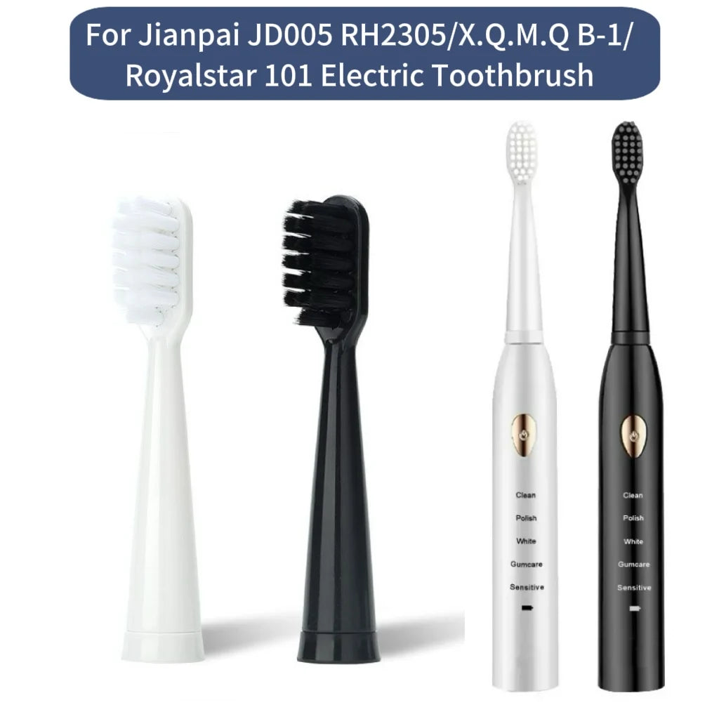 Replacement Toothbrush heads For Jianpai JD005 RH2305/X.Q.M.Q B-1/Royalstar101 Electric Toothbrush Soft DuPont Bristles Nozzles