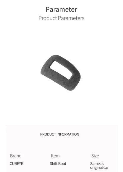 Made of Alcantara For Mitsubishi Outlander 2023 Car Gear Shift Boot Cover Trim Sticker Anti Scratch Interior Tuning Accessories