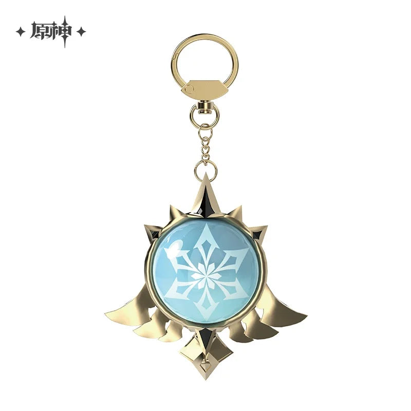 Sunsyea Genshin Impact Official Merch miHoYo Original Authentic Eyes of God Keychain Mondstadt Liyue Inazuma