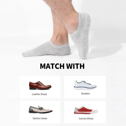 10/20 Pairs Womens and Mens Non Slip Ankle Socks Low Cut Invisible Liner Ankle Socks Cotton Breathable No-Show Sport Socks
