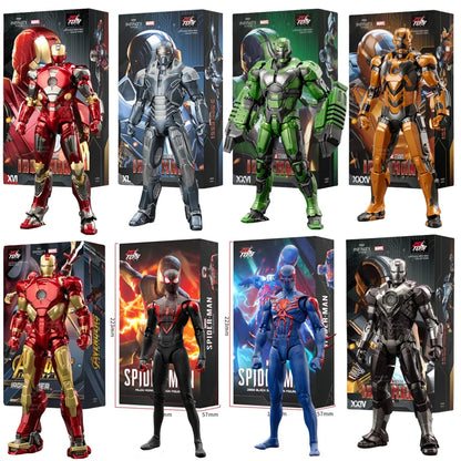 ZD Toys Marvel Avengers Iron Man Action Figure Miles Morales 2099 Suit Mark 28 MK50 MK10 MK18 MK19 Action Figure Toy Gift