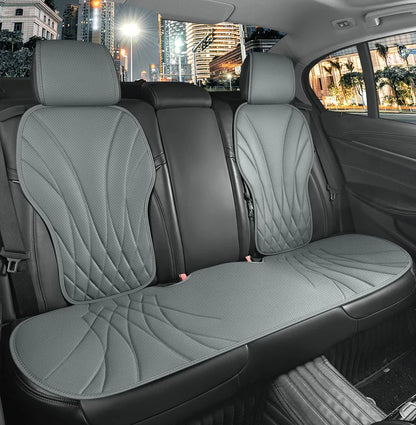 Sporty Universal Car Seat Cover Four Season Auto Perforated Leather Breathable Anti-Slip Covers Cushion SUV Car Seat Protection
