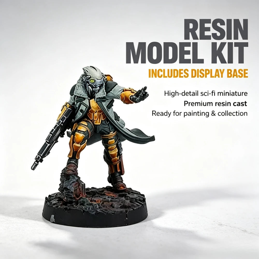 Guilang (Hacker) Cast Resin Model Kit, GK, Unpainted Table Game Model for DIY Collections