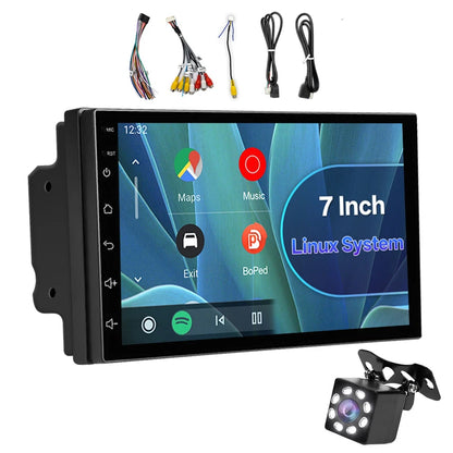 HIPPCRON 2Din 7"/ 9" Car Radio Android Multimedia Video Player Wireless Carplay Android auto Universal LINUX System Touch Screen