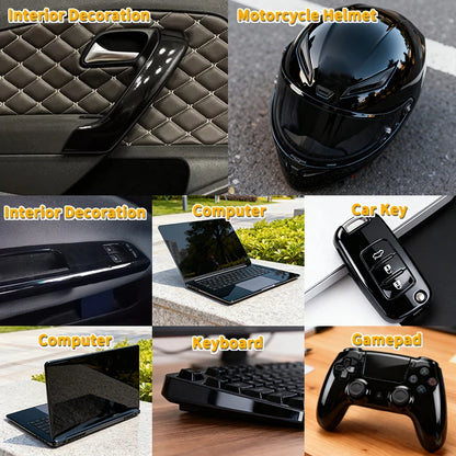 Super Glossy Black PPF Car Wrap Vinyl Film Self-Adhesive Sticker Car wrapping Film Vinyl Roll With Air release