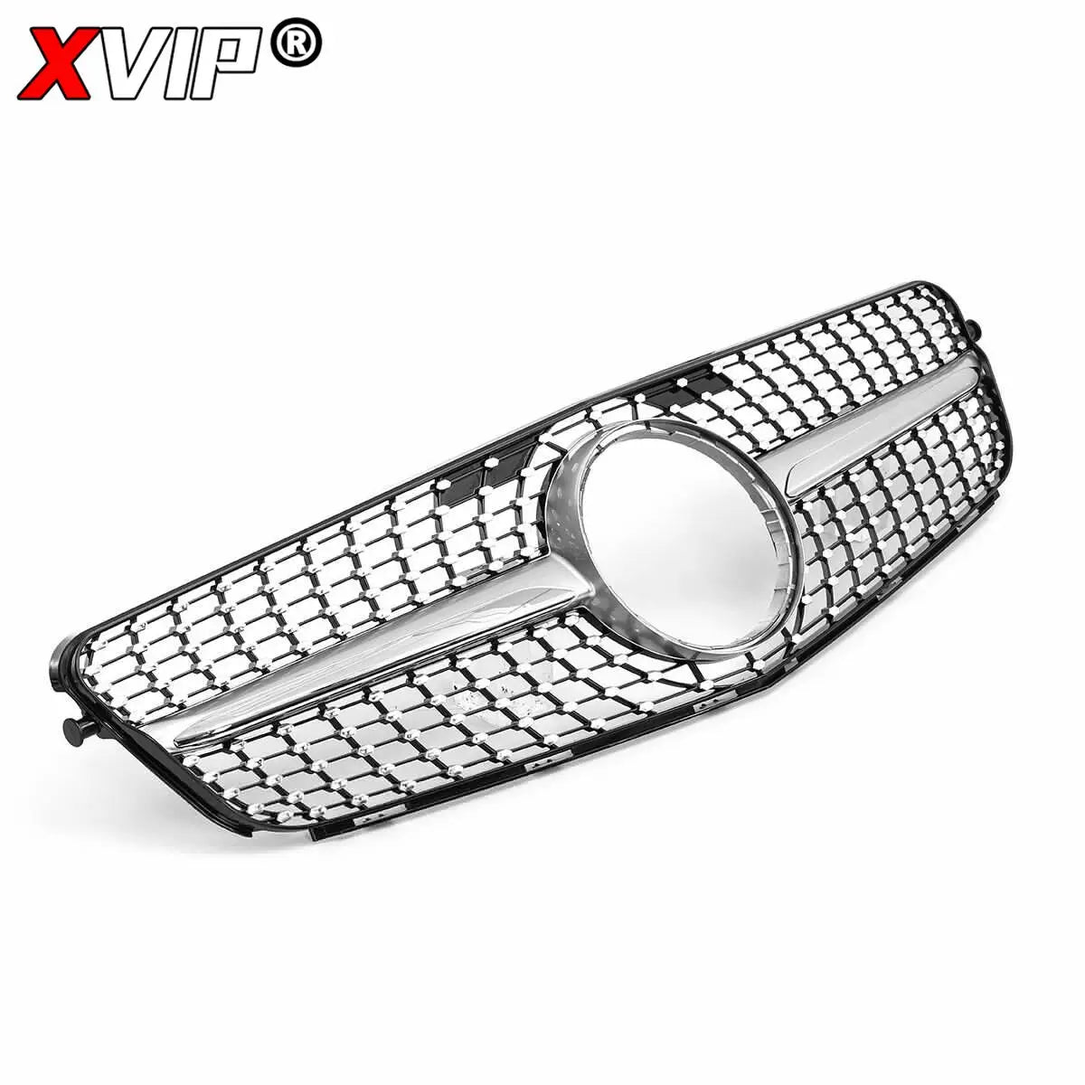XVIP Front Bumper Grille Hood Grill For Mercedes Benz C-Class W204 2007-2014 C180 C200 C250 C300 AMG GT Diamond Tuning Grille