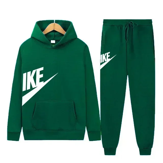 2025 Men's Sport Outfit, fashionable men's and women's casual suit hooded sweatshirt outdoor winter/spring sport hooded sweats