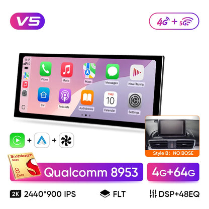 Ainavi 12.3 Inch Radio For Mazda 3 Axela 2013 2014 2015 2016 2017 2018 Car Multimedia Player Wireless Carplay Android Auto 2K 4G