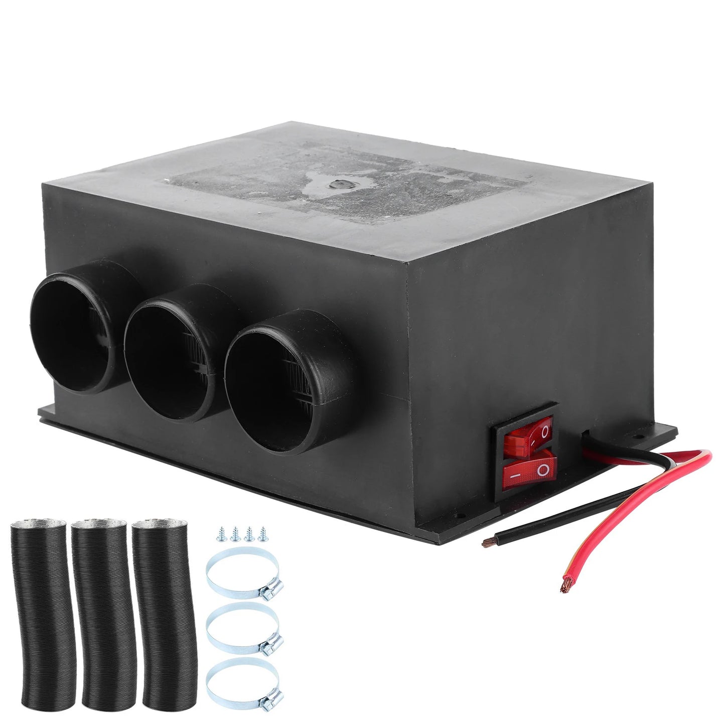 12V Car Heater 3 Hole Portable Winter Heating Warmer  Defroster Fog Removing Auto Interior Accessories Car Demister