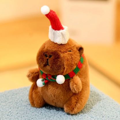 29styles Cartoon Capybara Plush Keychain Cute Stuffed Doll Toys Bag Pendant Hanging Decoration Kapila Doll Ornament Keyring Gift