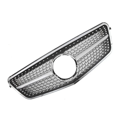 XVIP Chrome Black Diamonds Style Front Racing Grille For Mercedes Benz E-Class W212 E250 E300 E350 E500 2010-2013 Bumper Grilles