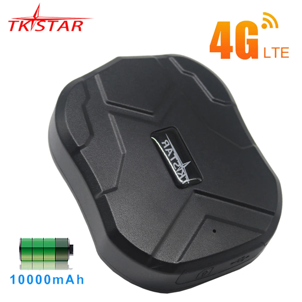 Car Tracker TKSTAR GPS Tracker Car 10000mAh 2G 4G TK905B GPS Locator Waterproof GPS Tracker Auto Magnet Free Web APP PK TK915