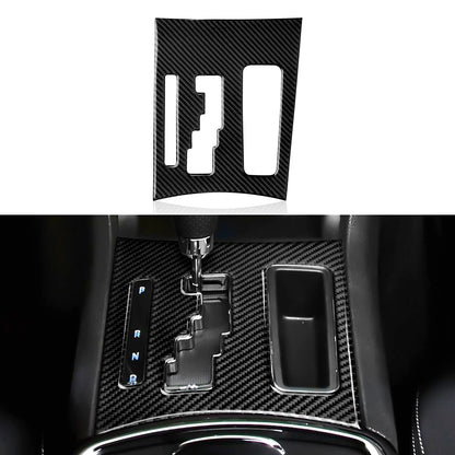 For Chrysler 300 (2011-2014) Car Center Console Gear Shift Panel Steering Wheel Cover Carbon Fiber Interior Sticker Accessories