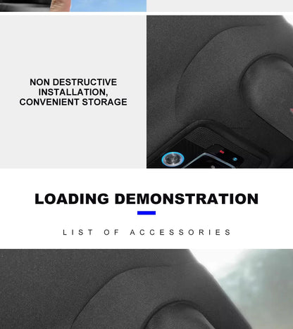 Easily Installable Car Glasses Holder for BYD Sealion 7 Ev Sunglasses Case Car Glasses Holder