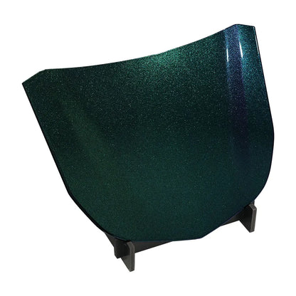 Car Wrap Vinyl Film Glossy PET Diamond Purple&Green PVC Car Engine Hood Decal Self Adhesive Motorcycle Auto Body Decoration Film