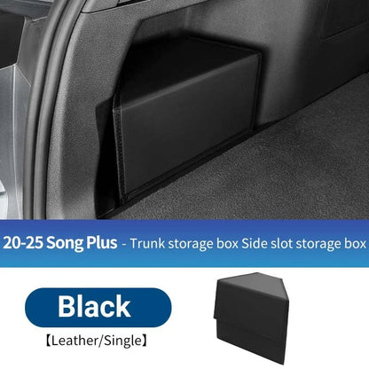 For Byd Song Plus Seal U 2020-2025 Car Foldable Trunk Storage Box Portable Multipurpose Organizer Case Side Groove Storage Box
