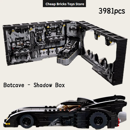 Cheapest 3981Pcs Bat Shadow Box Model Bricks Modular Super Hero Building Blocks Sets Adults Collect Christmas Gifts