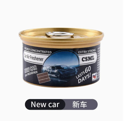 Car Air Fresheners: lemon Scent | Organic Cans | Odor Eliminator Essential | Long-Lasting | Strong Fragrance | For Home Closet