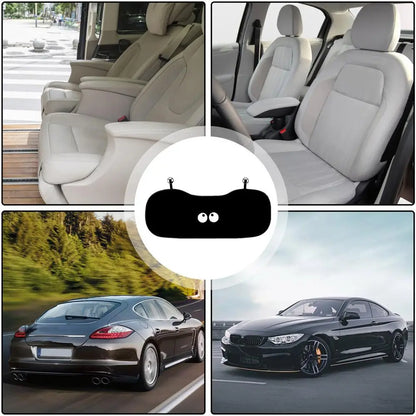 Car Seat Cushion Winter Short Plush Single Piece Backless Three-piece Set Winter Warm and Thick Sponge Plush Car Seat Cushion