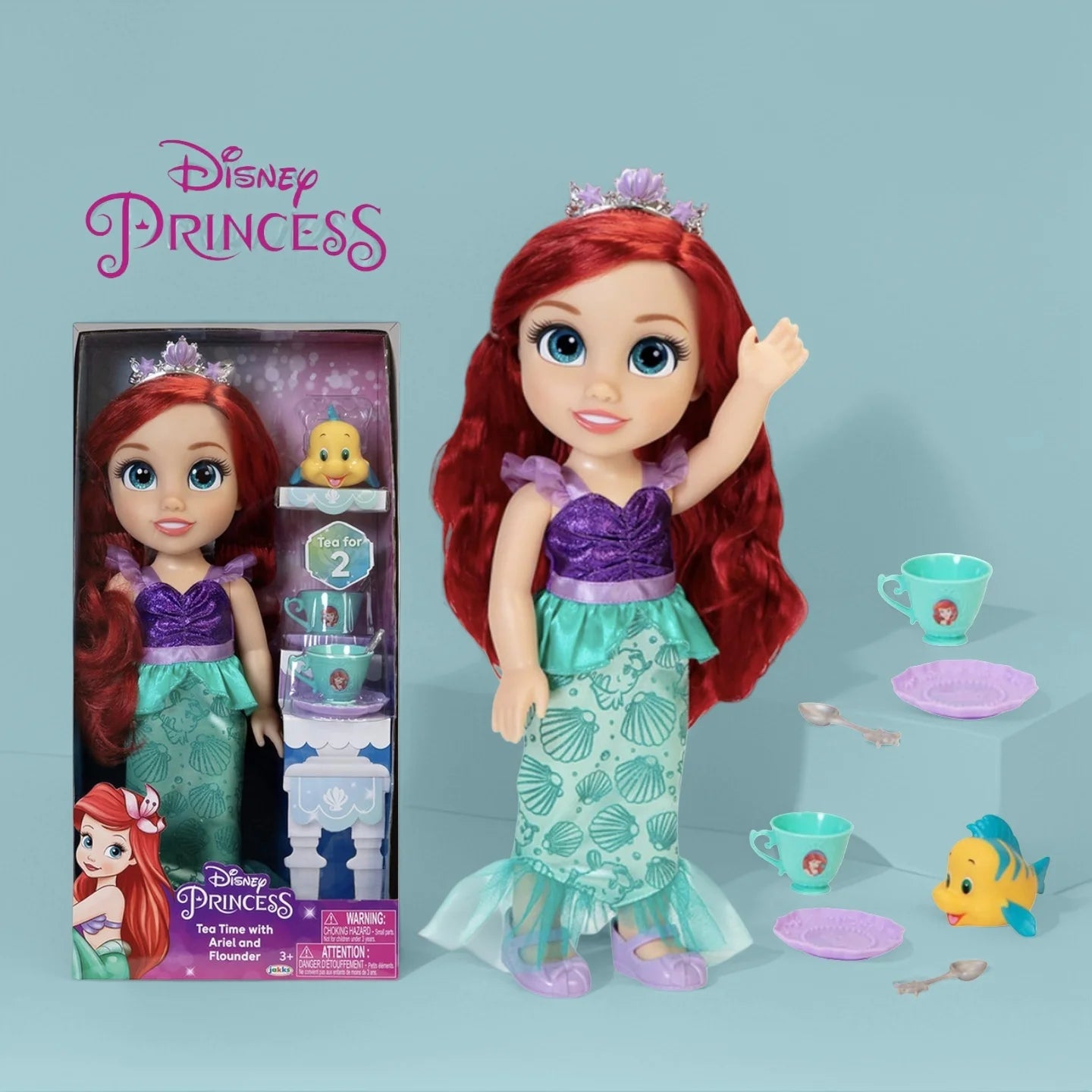 Hot Toys Disney Princess Doll Rapunzel Ariel Big Size Princess Doll Gift for Girl