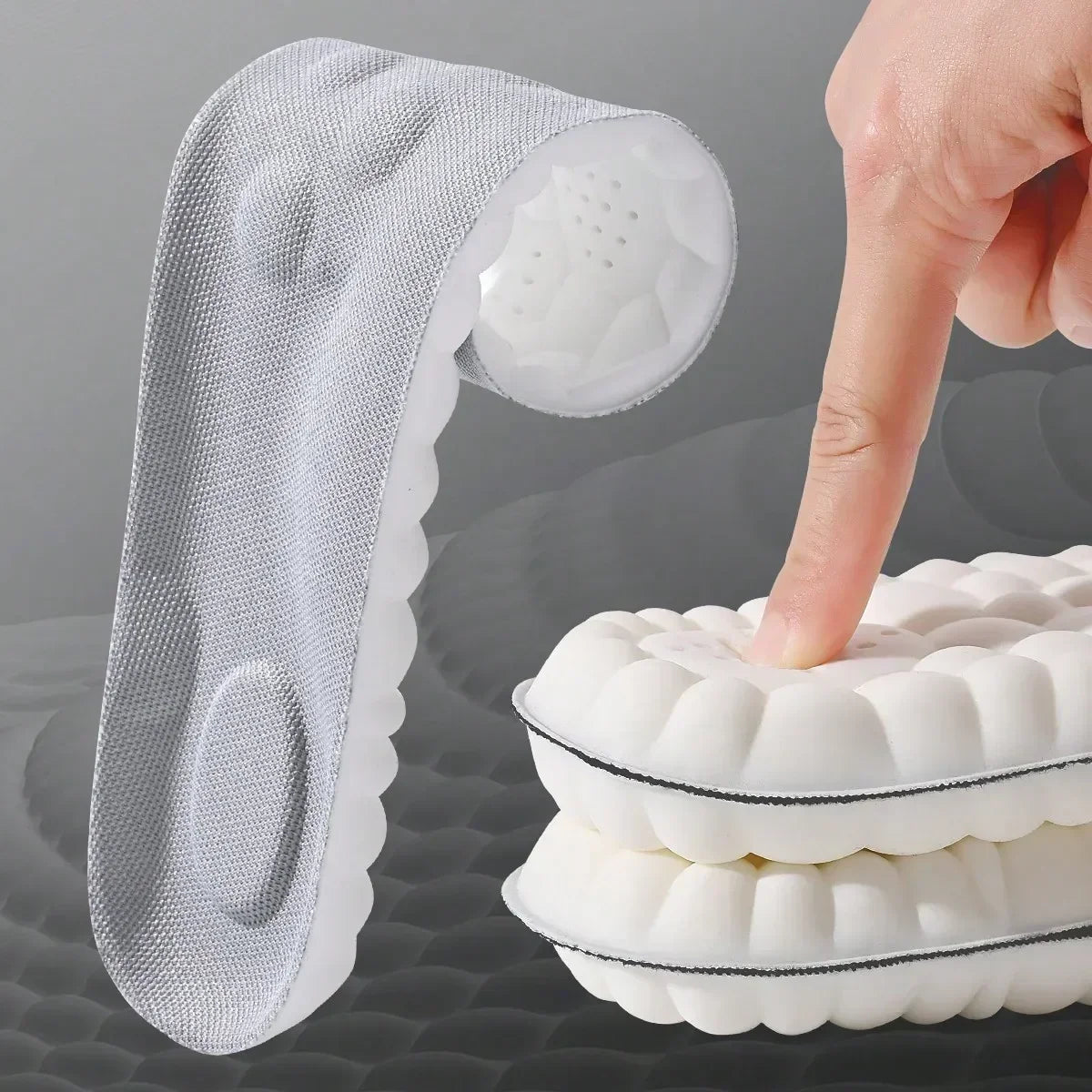 High Elasticity Latex Sport Insoles Soft Shoe Pads Arch Support Orthotic Insoles Shoe Sole Arch Support Orthopedic Insert Unisex