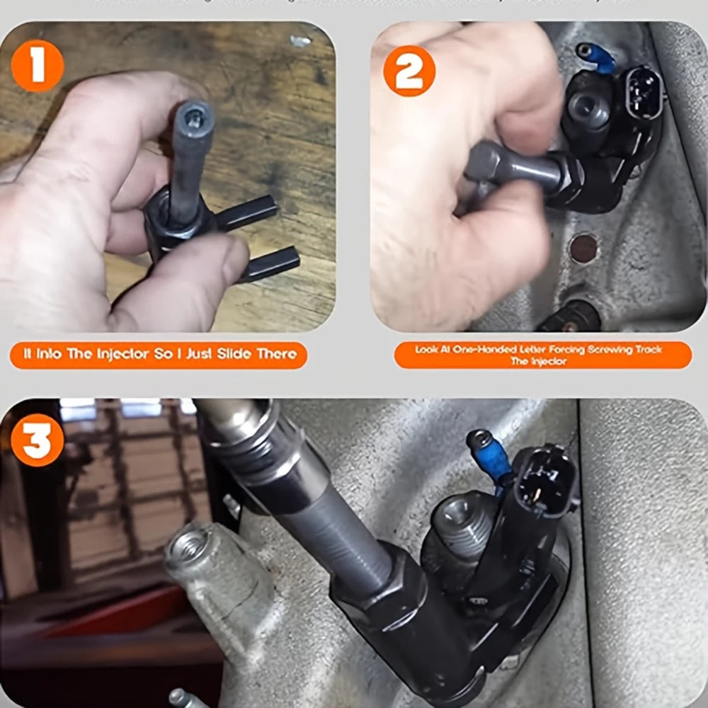 Diesel Injector Removal Tool High Hardness Easy To Use Anti Impact Practical Injector for 2011-2018 Ford 6.7L Powerstroke Repair