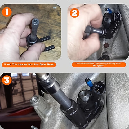 Diesel Injector Removal Tool High Hardness Easy To Use Anti Impact Practical Injector for 2011-2018 Ford 6.7L Powerstroke Repair