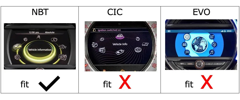 Wireless CarPlay Android Auto for BMW Mini R55 R56 R57 R58 R59 R60 R61 F54 F55 Clubman Countryman Hardtop John Cooper F56 F57