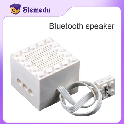 Building Block Bluetooth Speaker Technical Parts compatible with legoeds Hi-tech technical MOC Power Functions trains DIY Toys