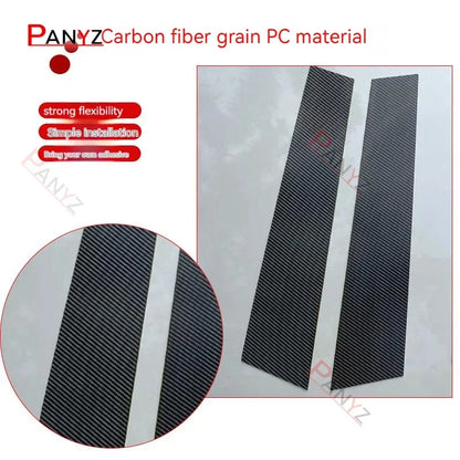 New Hot 6PCS Gloss Black  Polished Pillar Posts For Land Rover Discovery 3 4 2006-2016 Window Trim Cover BC Column Sticker